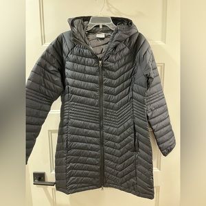 Columbia womens powderlite long puffer